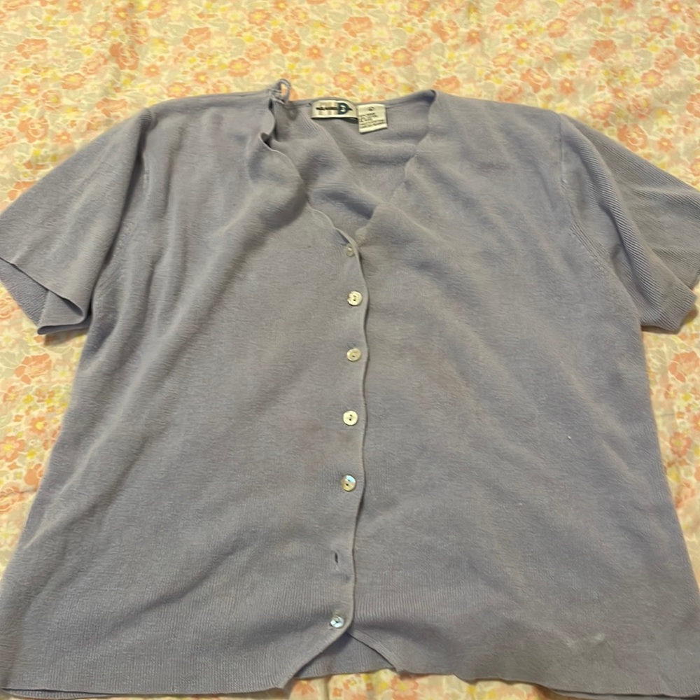 Lilac button up cardigan